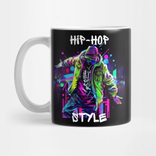 Man Dancing In Graffiti Look Hip-hop Style Mug